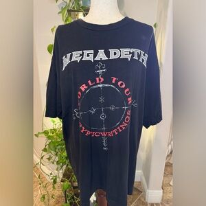 Vintage Authentic Cryptic Writings World Tour 1998 Men’s XL Graphic T-Shirt